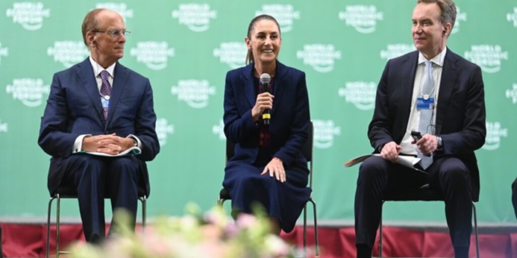 La presidenta Claudia Sheinbaum se reunió con integrantes del Foro Económico Mundial para presentar el Plan México este miércoles 8 de octubre en Palacio Nacional. Factor Automotor