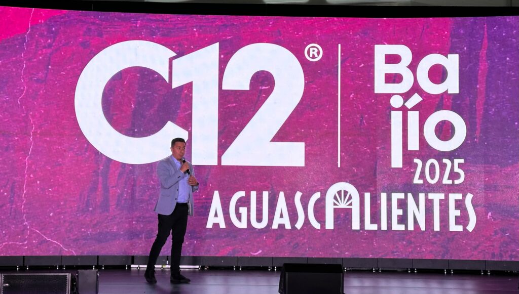 Elías Gamboa, CEO y cofundador de C12, en el arranque de actividades de C12 Bajío 2025