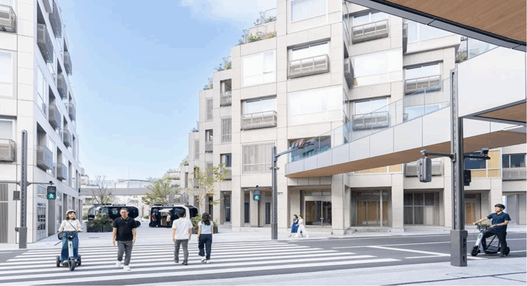 Residentes y máquinas convivirán y pondrán a prueba la movilidad y tecnología del futuro en Woven City. Factor Automotor