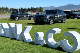 Presentación de los modelos Lynk & Co 08 y 09 durante el lanzamiento oficial de la marca en México.