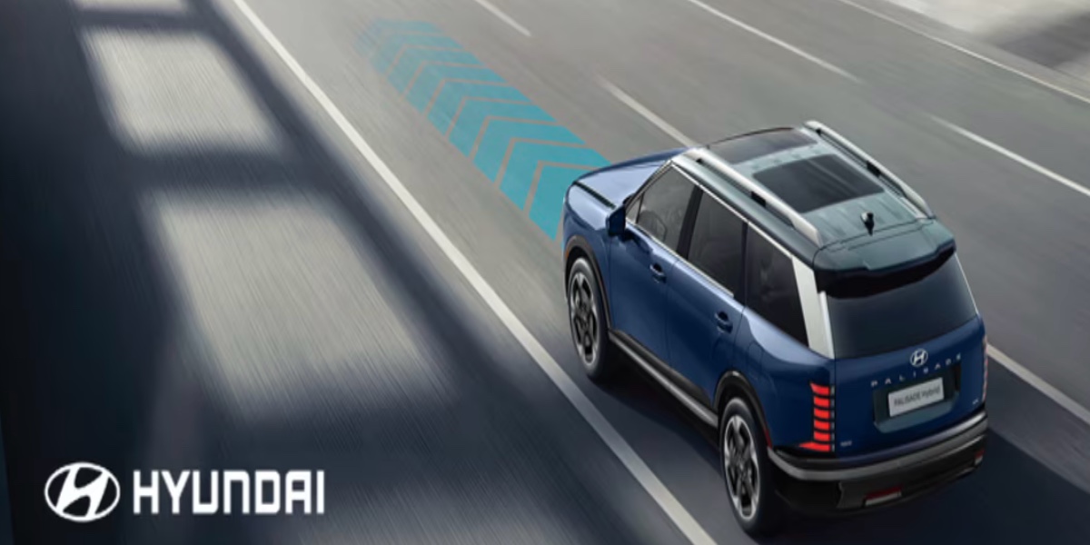 Hyundai Palisade 2026 desde una vista aérea. Factor Automotor