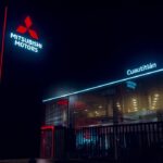 Fachada de la nueva Agencia distribuidora de Mitsubishi Motors de México