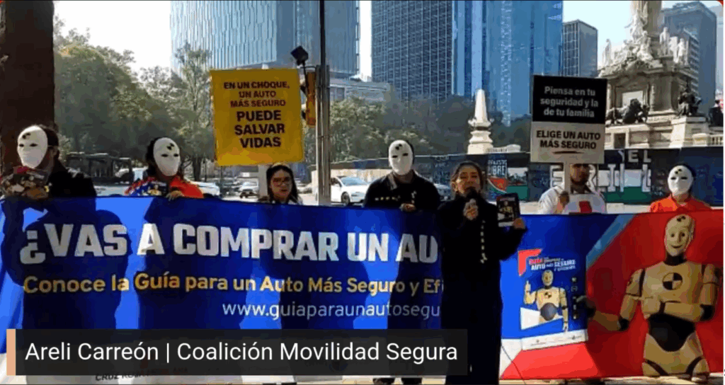 Areli Carreón, de la Coalición Movilidad Segura. Factor Automotor