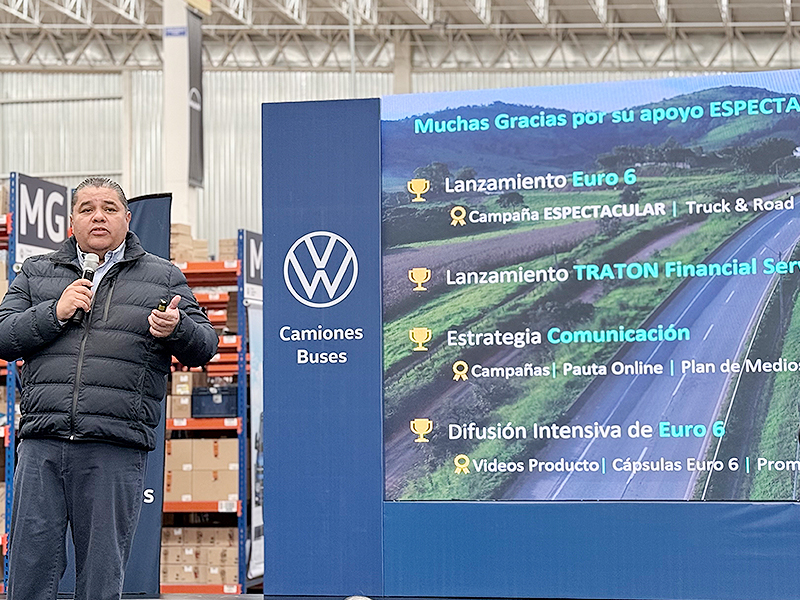 Giovanni Juárez expone avances de Volkswagen Truck & Bus en 2025