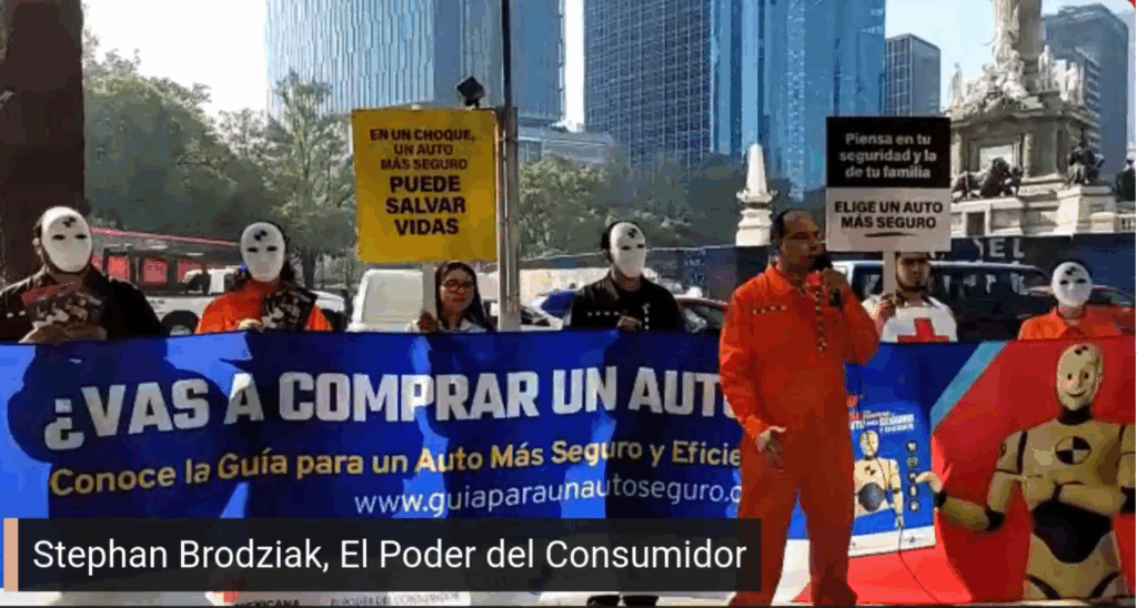 Stephan Brodziack, coordinador de la Campaña de Seguridad del Poder del Consumidor. Factor Automotor
