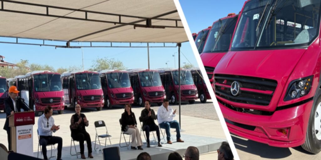 Los nuevos autobuses Mercedes-Benz serán empleados en el transporte público de Hermosillo. Factor Automotor