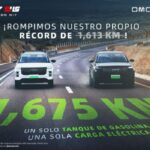 El JAECOO 7 SHS marcó un récord histórico de 1,675.1 kilómetros en autonomía híbrida.
