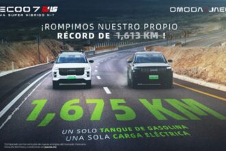 El JAECOO 7 SHS marcó un récord histórico de 1,675.1 kilómetros en autonomía híbrida.