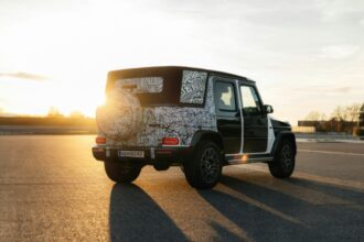 La nueva Clase G Cabriolet de Mercedes-Benz completa sus primeros kilómetros de prueba como parte del proceso de desarrollo del modelo.