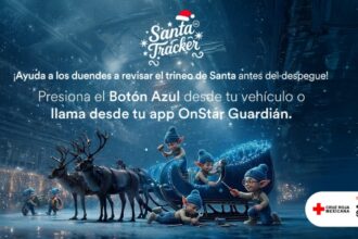 OnStar activa Santa Tracker en México y permite a las familias seguir en tiempo real el recorrido de Santa Claus durante la temporada navideña.