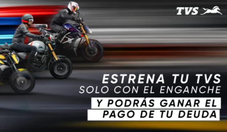 TVS Motor lanza una dinámica para motociclistas en México. Conoce los beneficios de 'TVS Liquida tu deuda'.