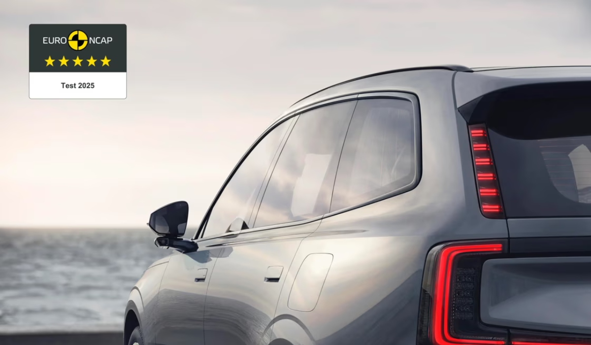 El Volvo EX90 celebra la máxima calificación de cinco estrellas otorgada por Euro NCAP.