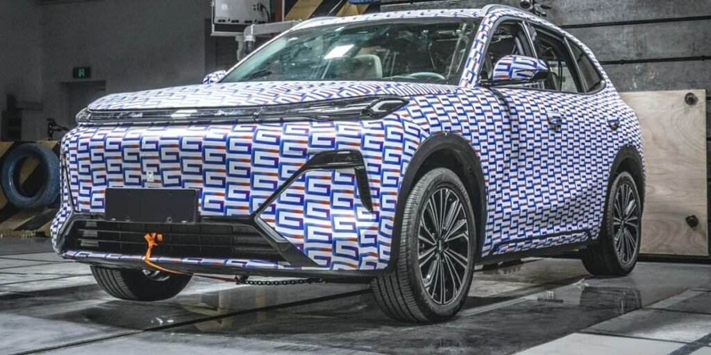 Centro de pruebas vehiculares de Geely en China