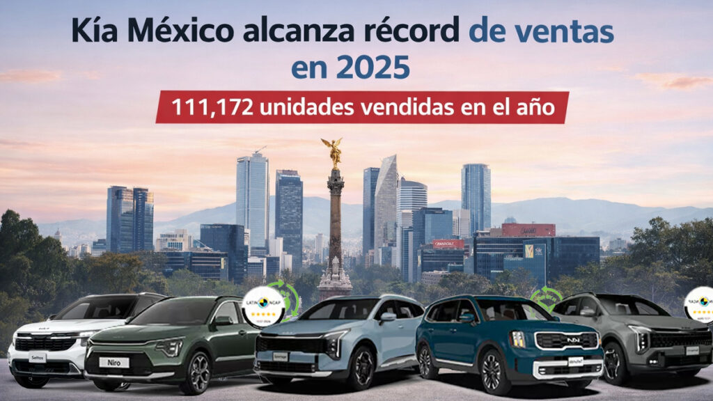 Portafolio de vehículos Kia en México tras alcanzar récord histórico de ventas en 2025