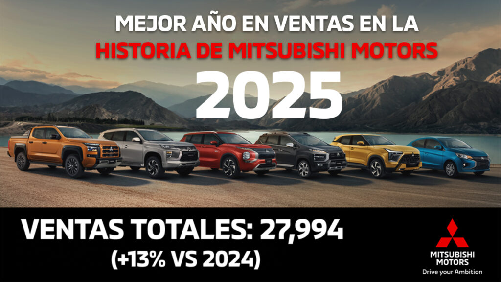 Mitsubishi Motors marca récord histórico de ventas en México en 2025 con 27,994 unidades comercializadas