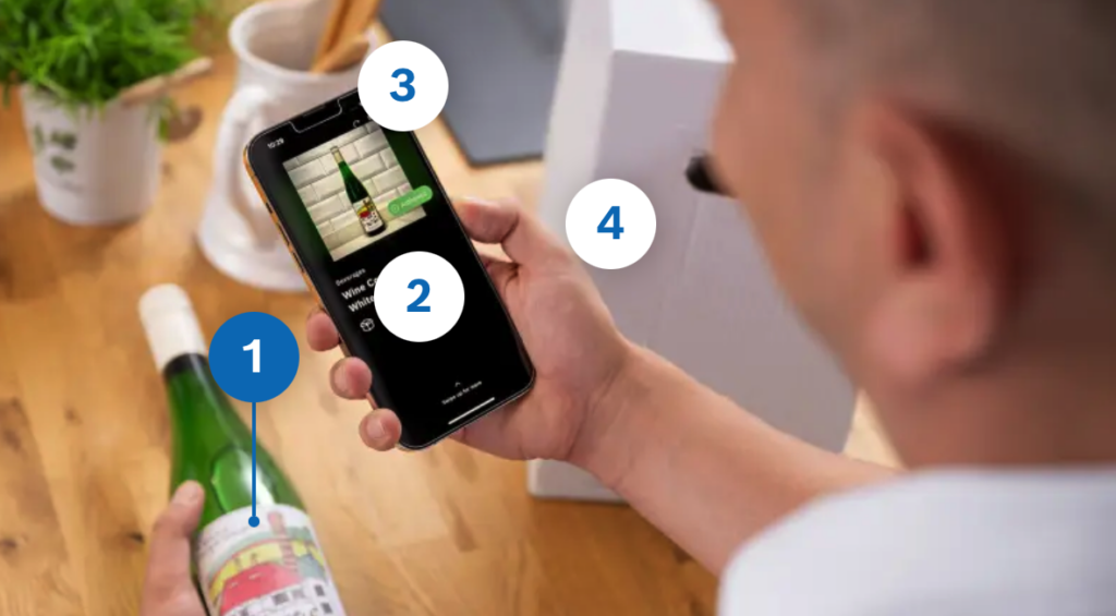 Origify de BOSCH permite reemplazar las etiquetas al crear una identidad digital única para productos de alto valor. 