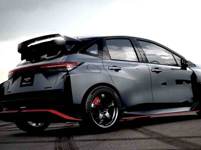 El Aura NISMO RS Concept combina diseño agresivo, aerodinámica funcional y tecnología e-POWER de alto rendimiento.