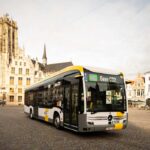 Los autobuses eCitaro forman parte del plan para operar una flota libre de emisiones locales hacia 2035.
