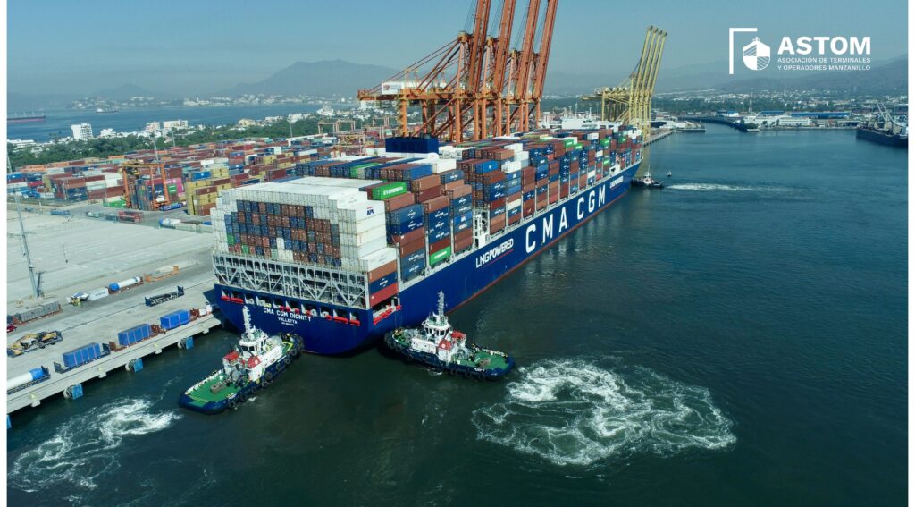 Tras los hechos de violencia en Colima, la Marina resguarda las instalaciones del Puerto que opera normalmente. Factor Automotor