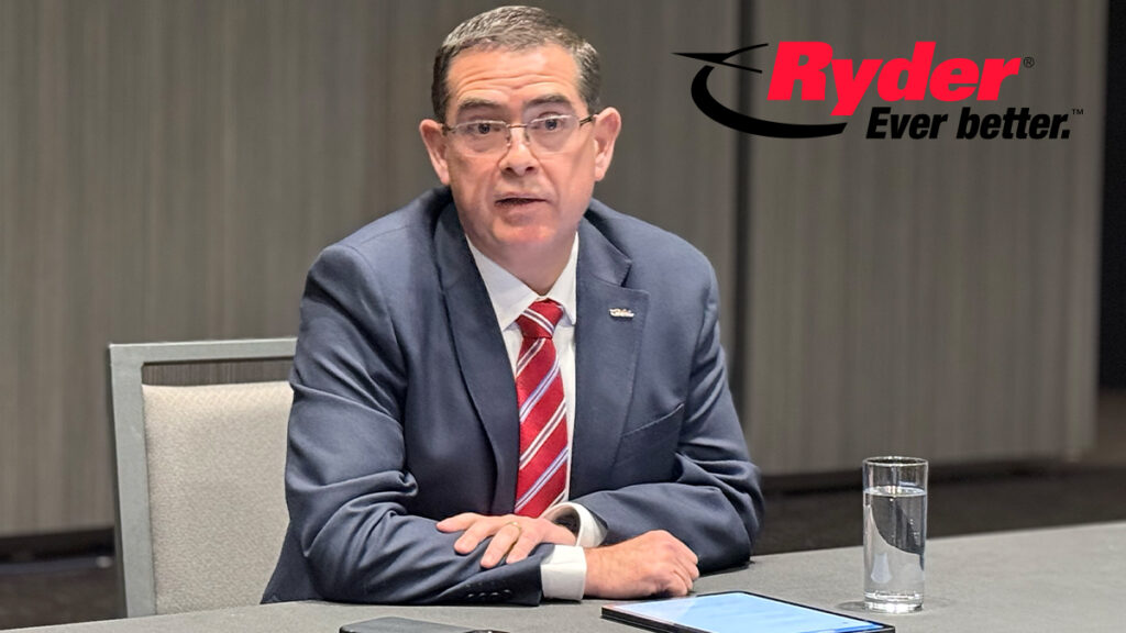 Ricardo Álvarez, vicepresidente y director general de Ryder México, durante una entrevista sobre los resultados 2025 y la estrategia de infraestructura, seguridad y tecnología.