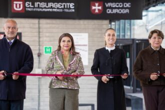 El Tren Interurbano El Insurgente concluyó su recorrido de 57.7 km, conectando Toluca y CDMX con un sistema ferroviario moderno, intermodal y de alta capacidad.