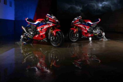 Honda HRC revela el nuevo diseño tricolor de la CBR1000RR-R para la temporada 2026 del WorldSBK.