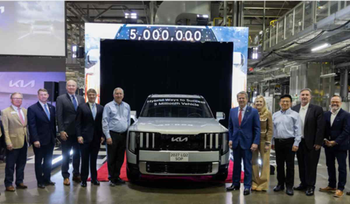 Kia Georgia alcanza cinco millones de vehículos producidos y fortalece su liderazgo industrial.