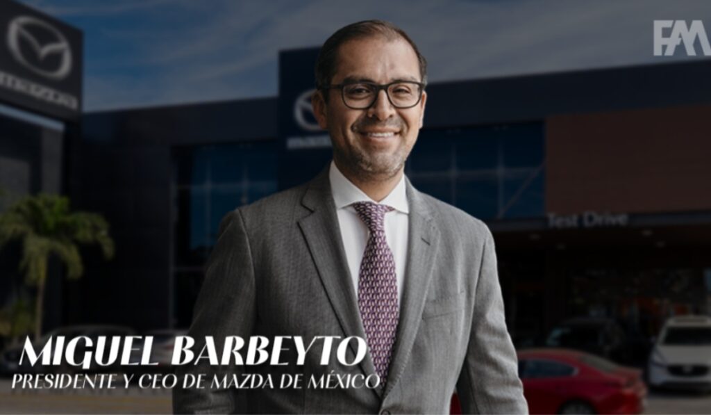 Miguel Barbeyto asumió formalmente la presidencia y dirección general de Mazda México el 1 de febrero de 2026.
