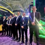 MegaFlux presenta una unidad eléctrica de 12 metros con capacidad para 100 pasajeros durante Expo Foro Movilidad 2026.