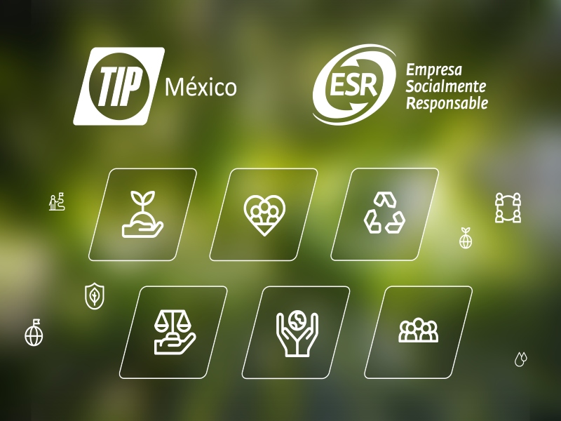 El quinto Distintivo ESR® posiciona a TIP México como referente en gestión ética dentro del sector transporte.