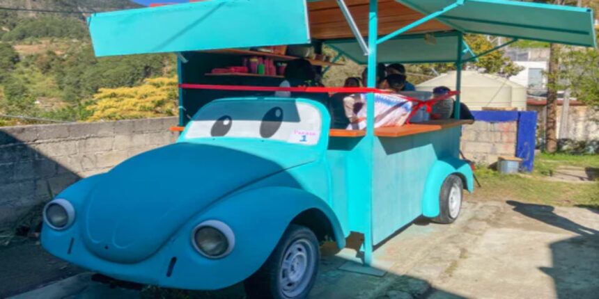 El Vochito Saludable Yatziri fue inaugurado con el apoyo de Volkswagen, Fundación Merced y Manantiales de Justicia A. C para promover la alimentación saludable. Factor Automotor