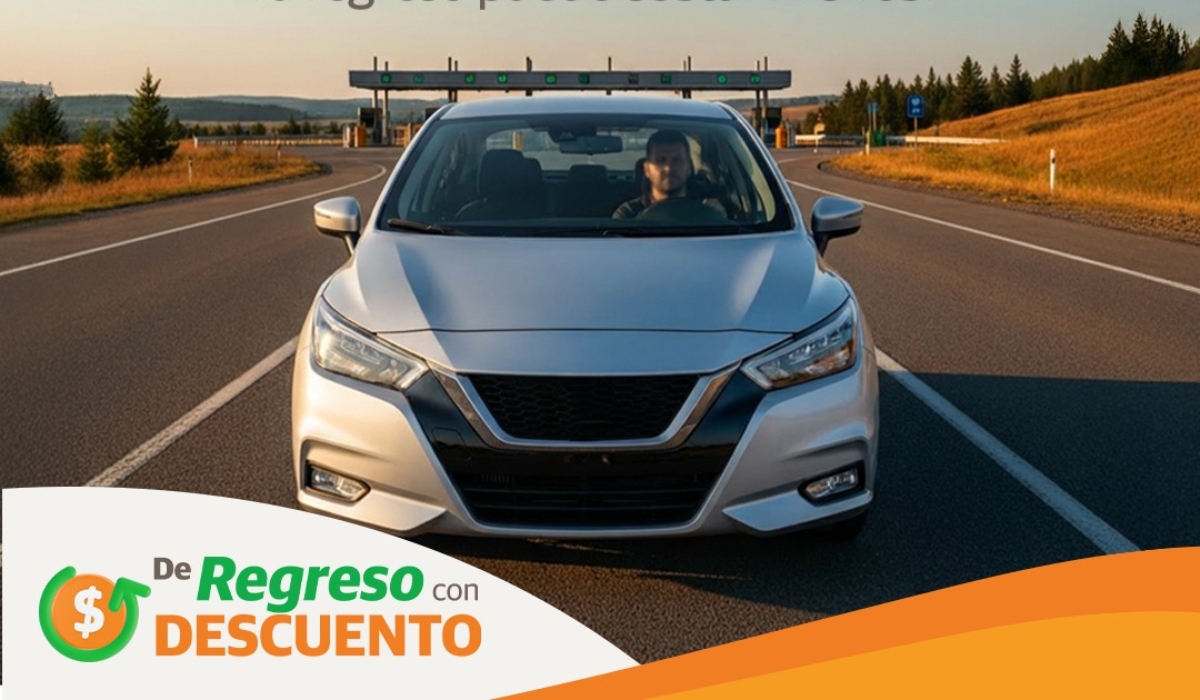 Usuarios del Circuito Exterior Mexiquense podrán obtener 30% de descuento en el viaje de regreso al pagar con Tag TeleVía.