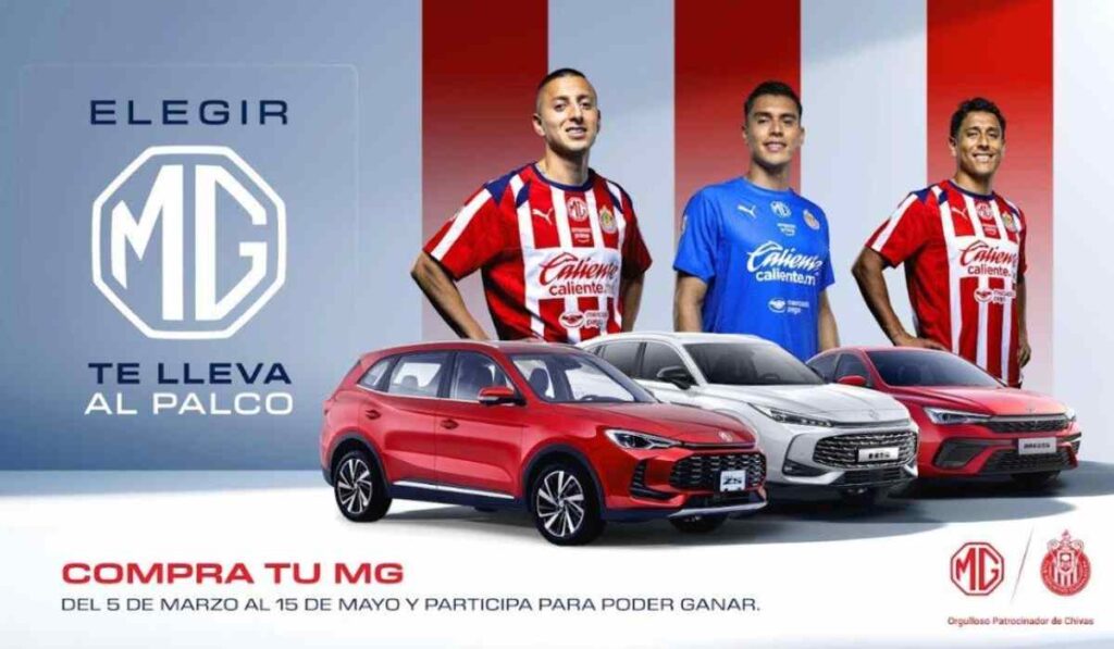 MG Motor lanza la iniciativa “Elegir MG te lleva al palco” para premiar la preferencia de sus clientes.