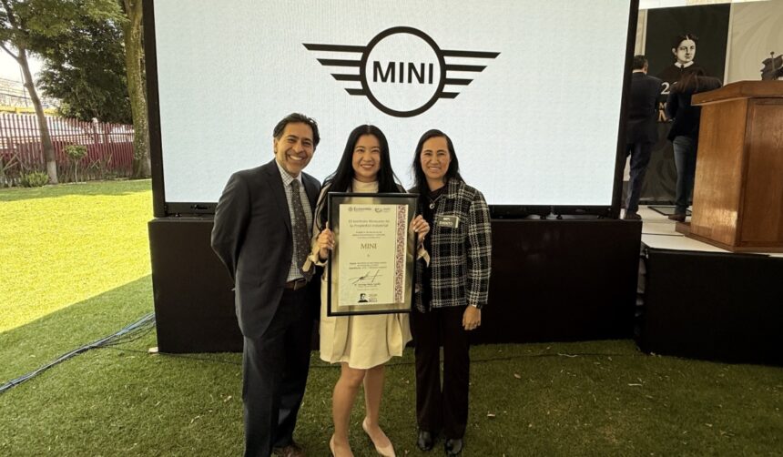 MINI recibe el reconocimiento de “Marca Notoria” en México por parte del IMPI.