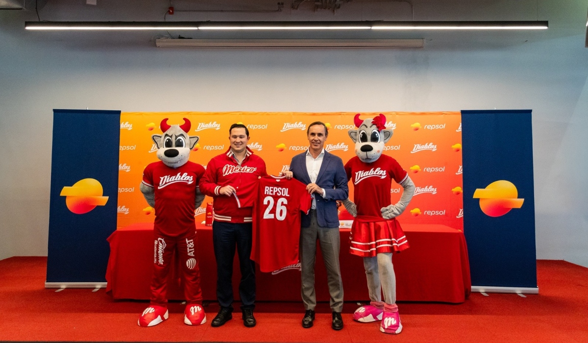 Repsol y los Diablos Rojos del México anuncian alianza para impulsar el deporte en el país.