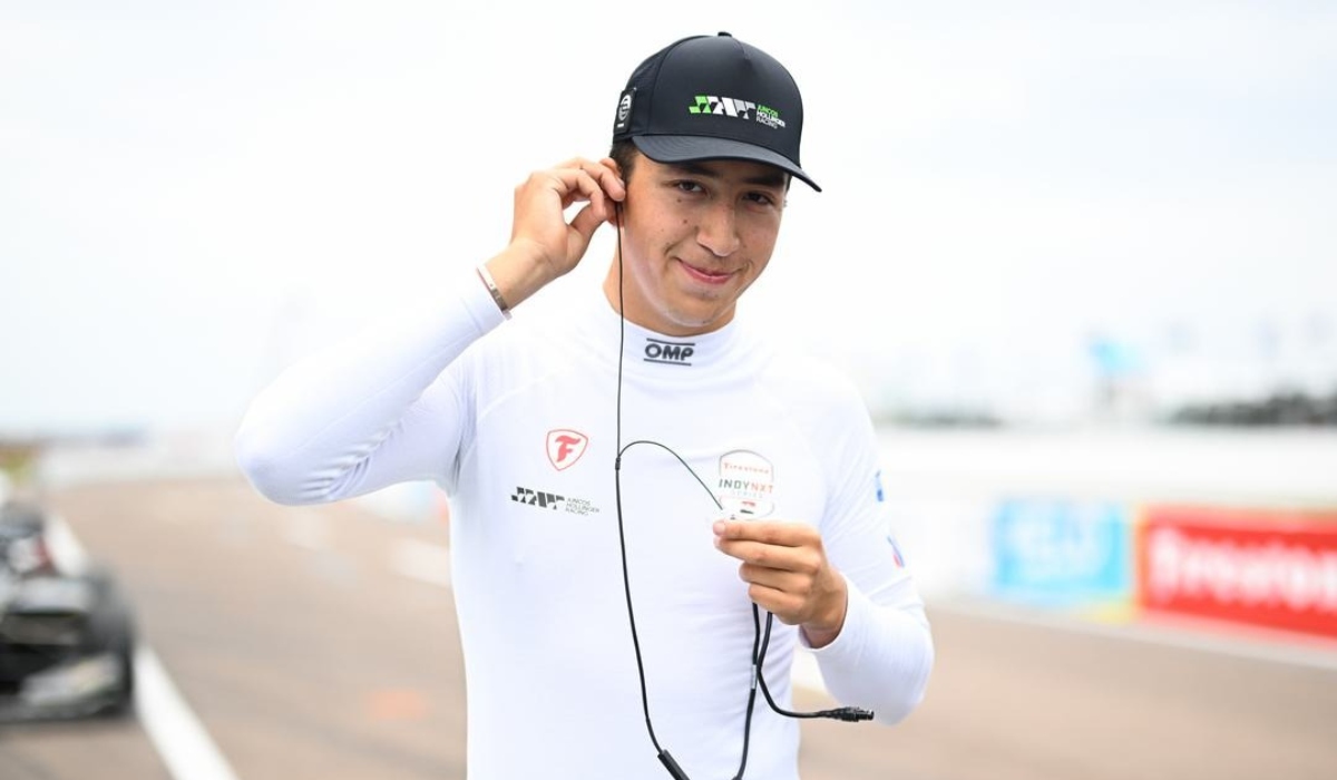 El piloto mexicano Ricardo Escotto buscará sumar puntos en la segunda fecha de Indy NXT en Arlington.