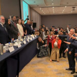 Paulina Muñoz Mortara durante la toma de protesta de la nueva mesa directiva de CANACAR Estado de México