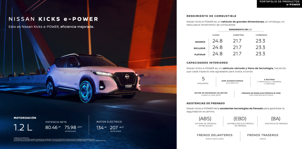 El portafolio de Nissan Fleet incluye modelos con tecnologia e-Power como Nissan Kicks o X-Trail. El portafolio de Nissan Fleet incluye modelos con tecnologia e-Power como Nissan Kicks o X-Trail.