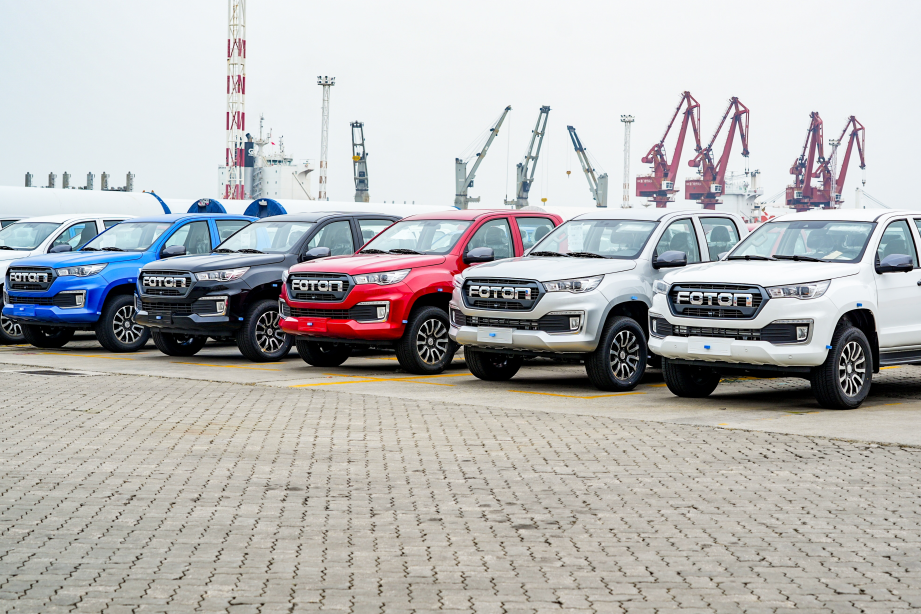 El primer cargamento de Guangzhou Yuanfu Automotive Supply Chain Co es un envío de 600 camionetas FOTON a Sudamérica. Factor Automotor