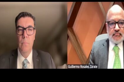 Rogelio Arzate, presidente de la ANPACT, y Guillermo Rosales, presidente de la AMDA, durante la presentación del reporte Balance de la Industria Automotriz de Vehículos Pesados para el Autotransporte de marzo de 2026. Factor Automotor