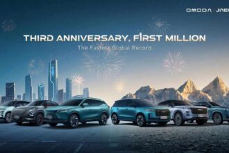OMODA y JAECOO aceleran su expansión global y se acercan al millón de unidades vendidas en menos de tres años.