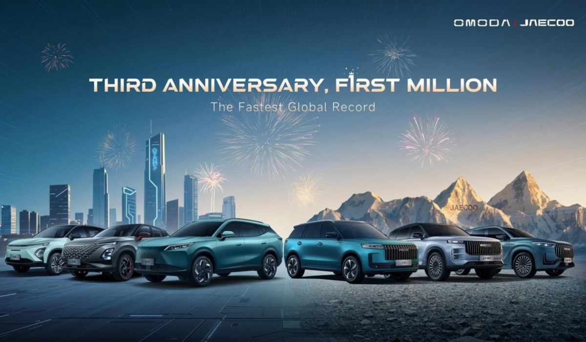 OMODA y JAECOO aceleran su expansión global y se acercan al millón de unidades vendidas en menos de tres años.
