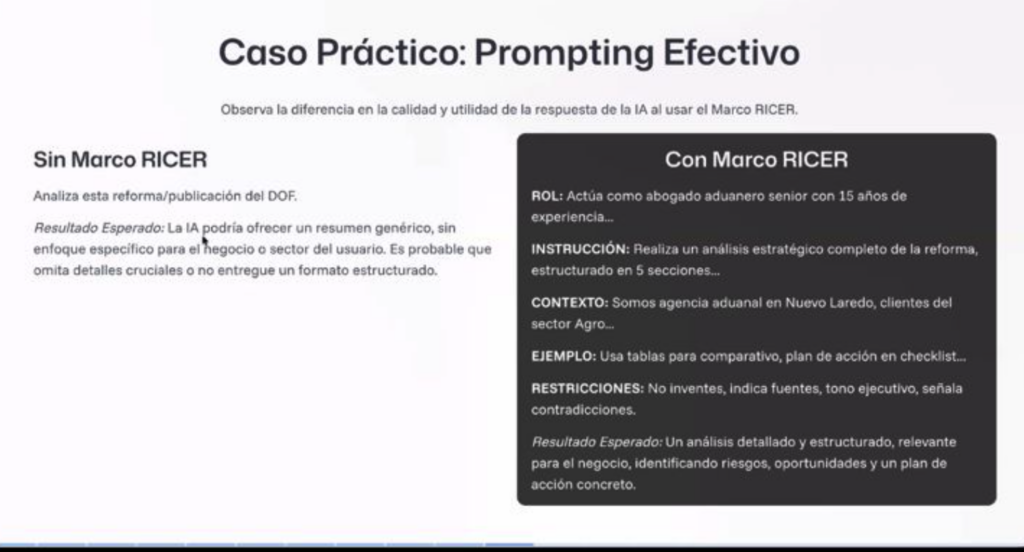 Prometer de ejemplo para la IA 