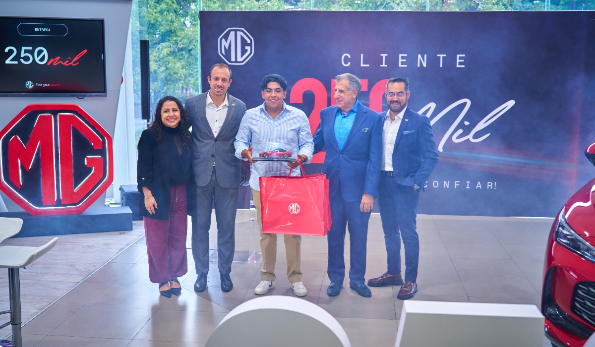 MG Motor México alcanzó las 250 mil unidades comercializadas en el país, consolidando cinco años de crecimiento sostenido en el mercado nacional.