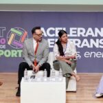 (De izq. a der) Sara Vilchis; Rodolfo Hernández; Neimy Girón; Paola Moncada y Rogelio Aguilera durante el 17 CIT de la AMTM. Factor Automotor