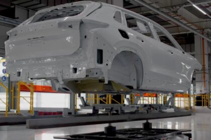 Nave de pintura eléctrica de Volkswagen