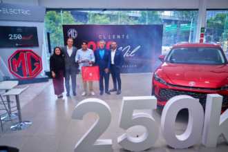 El SUV MG HS PHEV fue la unidad número 250 vendida por MG en México. Factor Automotor
