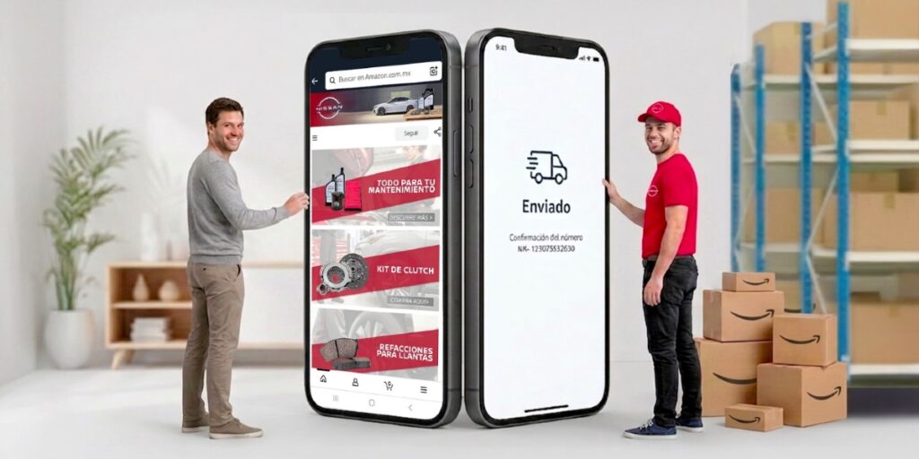 Nissan abre su tienda digital en Amazon con productos fabricados en México. Factor Automotor