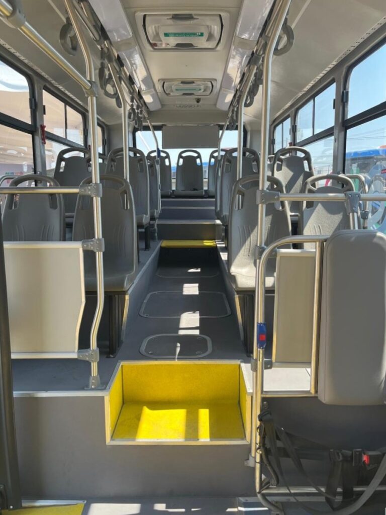 Interior de autobuses Mercedes Benz 