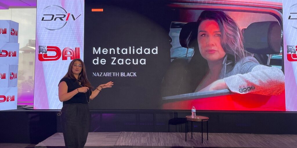 Nazareth Black, CEO de Motores Limpios, durante el congreso "Más Mujeres ARIDRA 2026".  Factor Automotor
